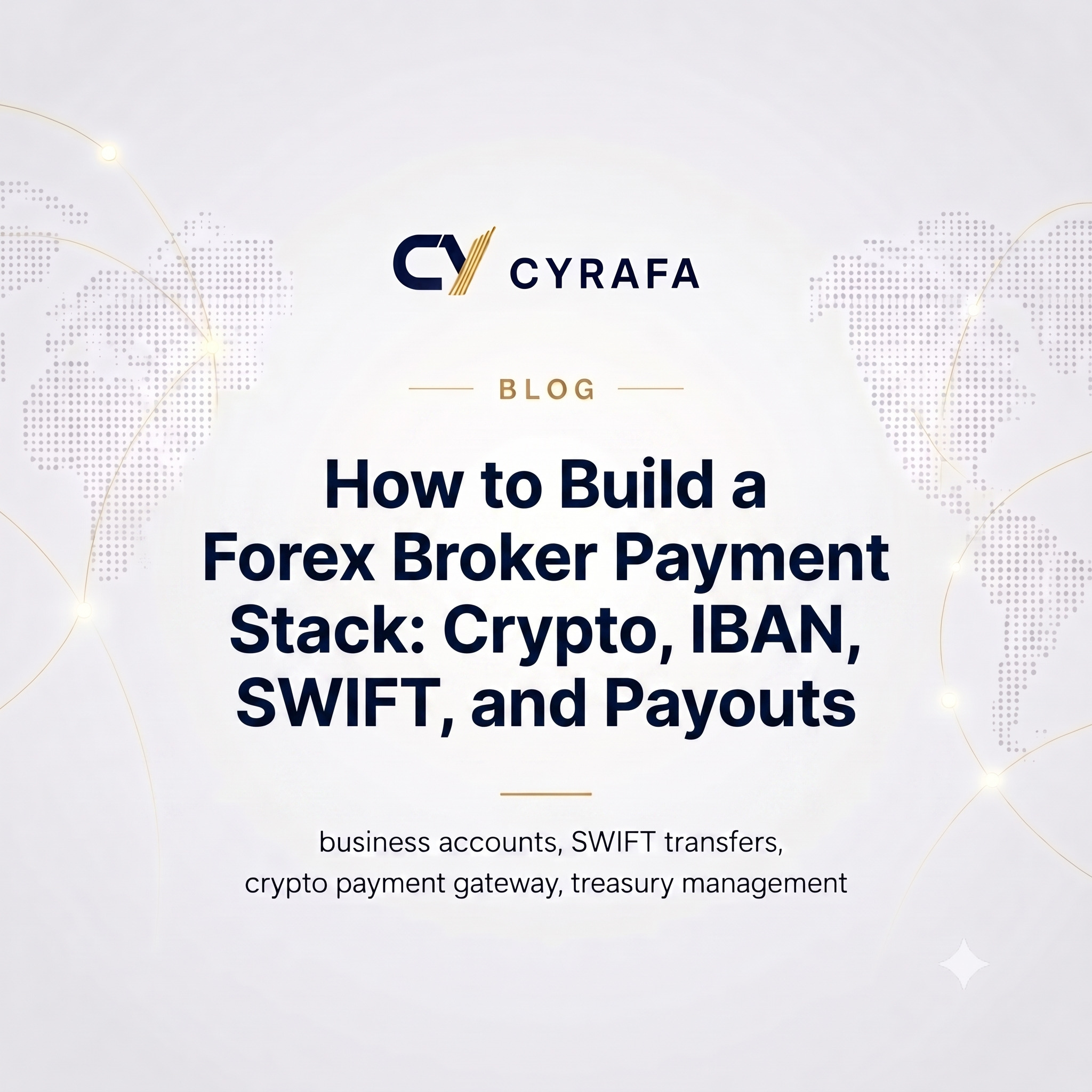 How to Build a Forex Broker Payment Stack: Crypto, IBAN, SWIFT, and Payouts
